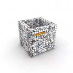 1x1x1m Square Hole Gabion Wire Mesh Embankment Protection for sale