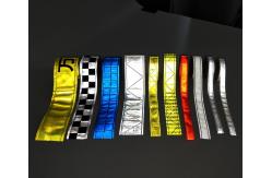 China High Visibility Custom Printed Retro PVC Reflective Safety Tape With CE EN471 supplier