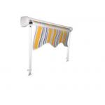 Patio Waterproof Windproof UV Resistence Aluminium Retractable Awning With Drop Arm