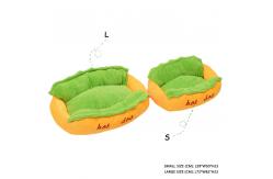 China Soft Fiber 0.8kg OEM And ODM Dog Lounger Bed supplier