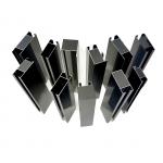 Anoized Black 6000 Series Powder coated Aluminium Window Profile