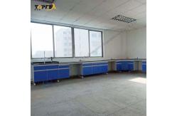 China High Durability Wall-Mounted Laboratory Bench Featuring Ceramic Table Top supplier