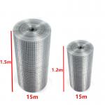 Aviary Fence Square 1x15m Roll Ss Welded Wire Mesh for sale