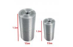 China Aviary Fence Square 1x15m Roll Ss Welded Wire Mesh supplier