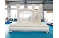 China Customized White Inflatable Bounce House Slide Combo supplier