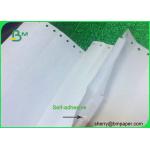 Tearproof Waterproof Gloosy White Fabric Permanent Adhesive Label Paper