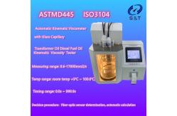 China ASTM D445 Auto Kinematic Viscometer Glass Capillary Transformer Oil Testing Equipment supplier