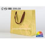 Custom Recycle Brown Kraft Portable Paper Gift Bags With Screen Printing for sale