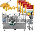 Fully Automatic Liquid Packing Machine Rotary Dairy Sauce Viscous Liquid for sale
