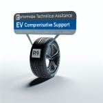 Mercedes Benz EQE Electric SUV with R19 Tires