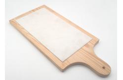 China Easy Cleaning White Marble Placemats Convenient For Fruit / Vegetable supplier