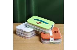 China Food Storage Dumpling Storage Box With Lids Multi Layer supplier