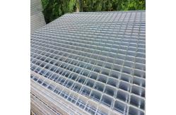China Hot Dipped Galvanized Metal Floor Grilles , Drainage Tree Cover Steel Mesh Grating supplier