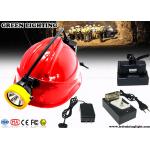 10000 Lux Rechargeable LED Headlamp  With RGB Warning Light Explosion Proof