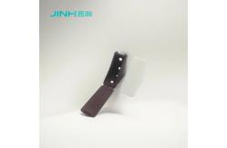 China 10x28mm Plastic L-Brackets With Cover, Connector For Flat-Packed Furniture supplier