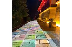 China Hologram Infrared Sensor Interactive Floor Projector For Park supplier