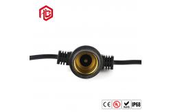 China White Black 2 Pin Ip65 E27 Lamp Holder Socket For Led Bulb supplier