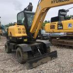 6 Ton Second Hand Hyundai Excavators R60W Hyundai Wheeled Excavator for sale