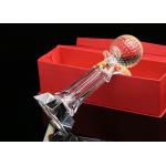 Near - Pin Golf Trophy Cup With Crystal Golf Ball Custom Logo Accepted for sale
