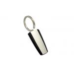 Trapezoid ABS Plastic Metal Key Holder Keychains Silver Electroplating for sale