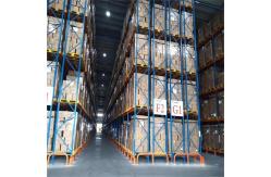 China Industrial Double Deep Pallet Rack Customized Metal Racks For Warehouse Storage supplier