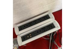 China Desktop Socket Flip Up Power Outlet / Electrical Plug Socket For Conference Room supplier
