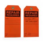 5 3/4 Rectangular Lockout Plastic Safety Tag Fluorescent 300g Cardstock for sale