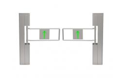 China 800mm Arm SS304 RFID Face Recognition Swing Gate AC 220V supplier