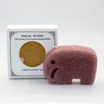ODM Facial Sponge Cleanser Red Clay Konjac Sponge For Blackheads for sale