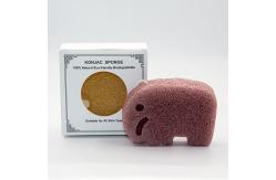 China ODM Facial Sponge Cleanser Red Clay Konjac Sponge For Blackheads supplier