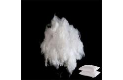 China 3D HCS Polyester Staple Fibre Comfortable White Fiber For Stuffed Toys supplier