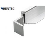 Silvery Anodised Powers Solar Frames , Aluminum Alloy Solar Panel Mounting Frame for sale
