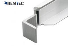 China Silvery Anodised Powers Solar Frames , Aluminum Alloy Solar Panel Mounting Frame supplier