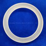 Customized Processing High Purity Frosted Quartz Irregular Ring Flange Glass Instrument for sale