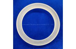 China Customized Processing High Purity Frosted Quartz Irregular Ring Flange Glass Instrument supplier