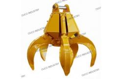 China Electro Hydraulic Garbage Grab Bucket Structure Q355 Six Flaps supplier