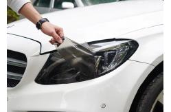 China Stretchable Removable 6.5mil TPU Black Car PPF Headlamp 30cm X 15m supplier