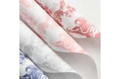 China European retro printed kraft paper flower packaging paper supplier