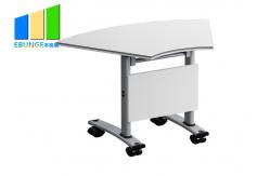 China Modern Office Room Simple Design Mobile Folding Training Tables With Metal Frame supplier