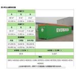 Used 40 Foot Open Top Container Dimensions 12.19m*2.44m*2.59m for sale