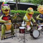 Customized 6Meters Animatronic Dinosaurs Simulation Dinosaur For Exhibitions