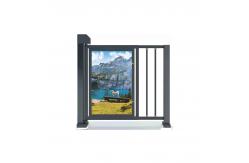 China Advertising Pedestrian Entrance Gate Durable Remote Control With IC Card Verification supplier