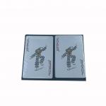 Custom Logo Printed 100% PVC Playing Cards Two Decks With Plastic Box