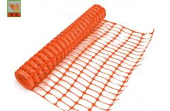 China Strong Orange Plastic Construction Fence , Warning Barrier Fence PE Material supplier