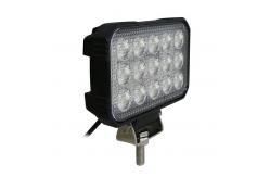 China Motorcycle 75W Rectangle Led Flood Light Dual Mount IP67 IP69K supplier