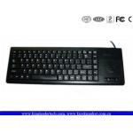 Compact Plastic Industrial Computer Keyboard IP65 With Function Keys And Trackball for sale