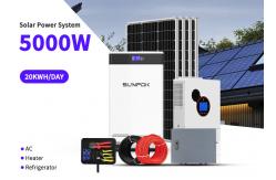 China On Grid Solar System 20kw 25kw 30kw Solar Power Energy Storage System supplier