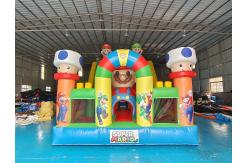 China Customized Inflatable Slides Playground Super Mario Park Inflatable Bouncy House supplier