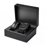 Black Cardboard Watch Box Gift Packaging 2mm Thickness ISO9001:2008 for sale