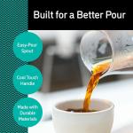 Modern Essential Barista Tools Drip Coffee Brewer Pour Over Set 14Oz